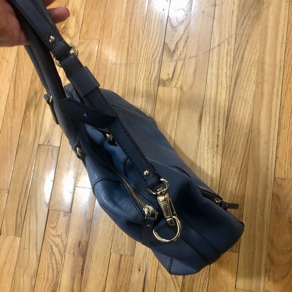 Kate Spade blue satchel with cross body strap - Picture 7 of 9